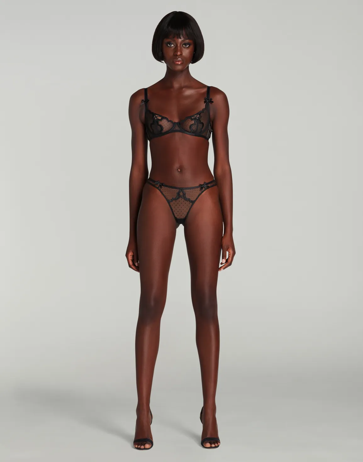 Katanah Thong Black | Agent Provocateur