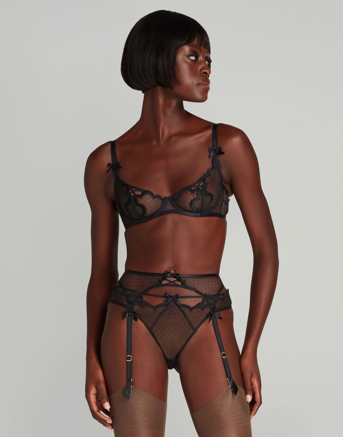 Katanah Suspender Black | Agent Provocateur