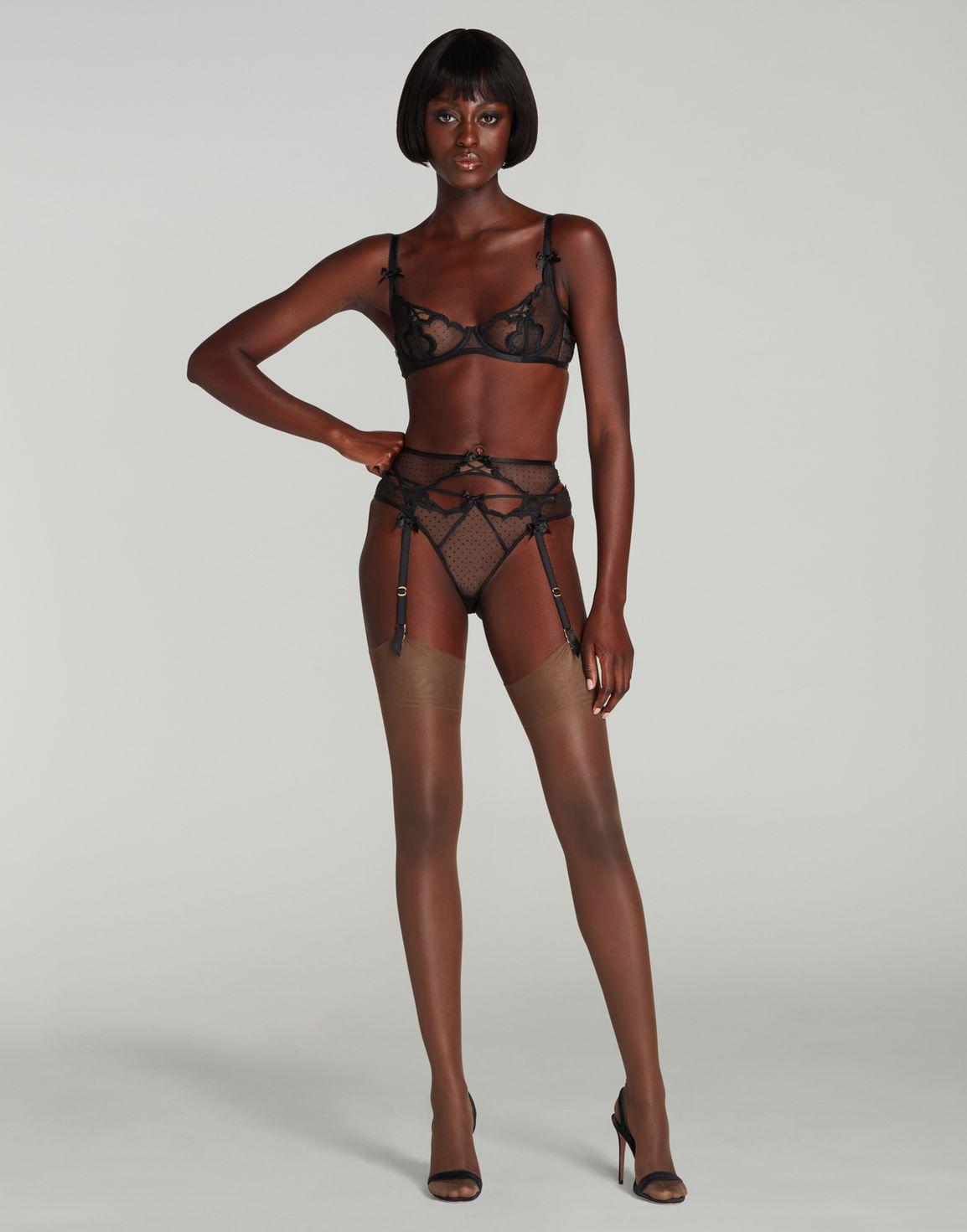 Katanah Suspender Black | Agent Provocateur