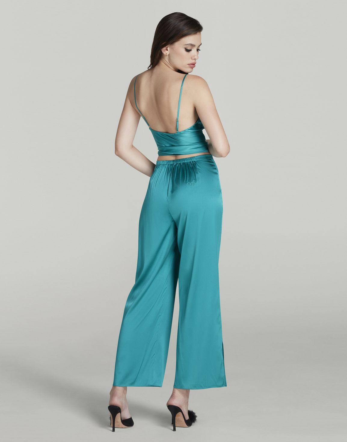 Arlette Pyjama Trousers Teal | Agent Provocateur
