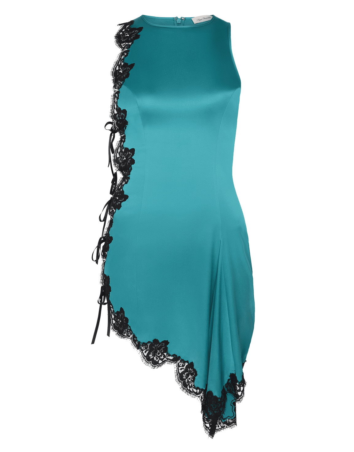 Zuriel Mini Dress Teal/Black | Agent Provocateur