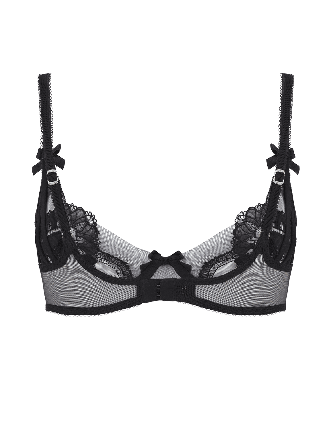Alysia Balconette Underwired Bra Black | Agent Provocateur
