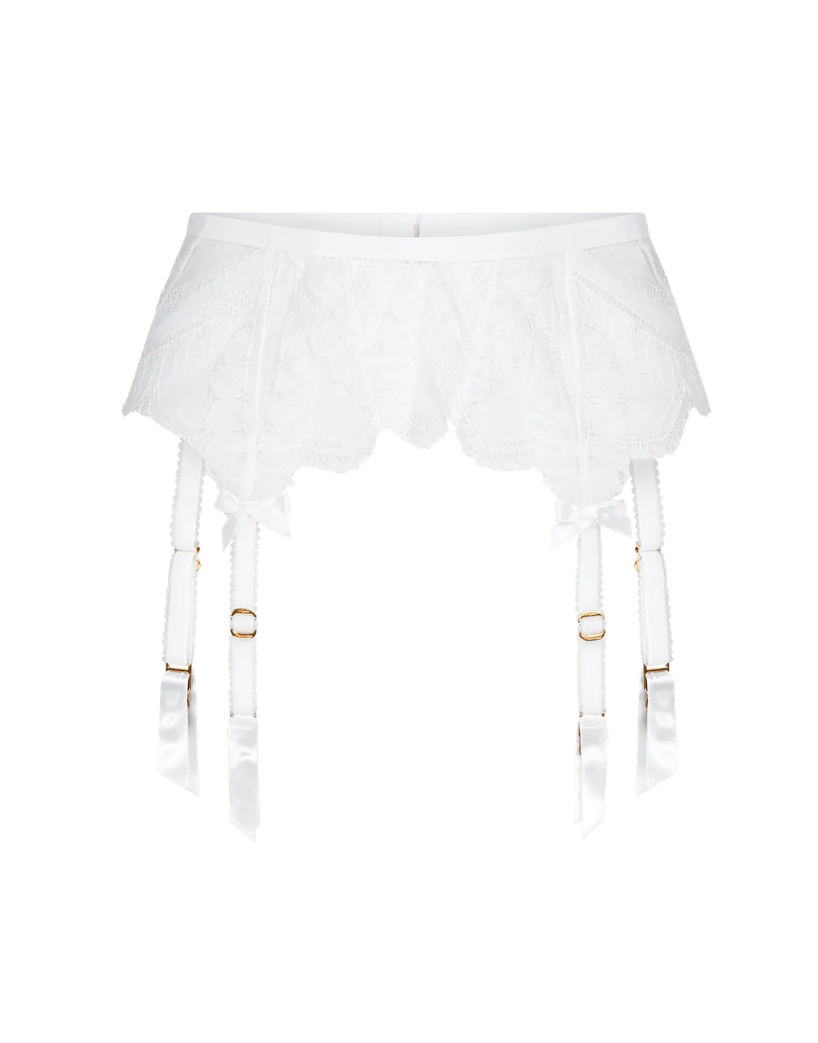 Alysia Suspender White | Agent Provocateur