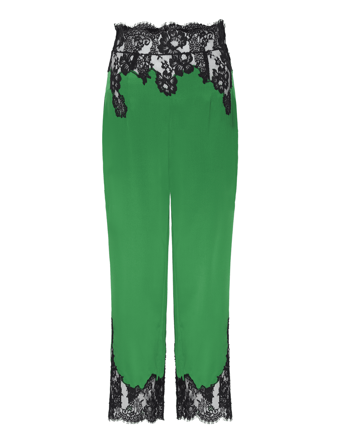 Trishya Pyjama Trouser Emerald/Black | Agent Provocateur