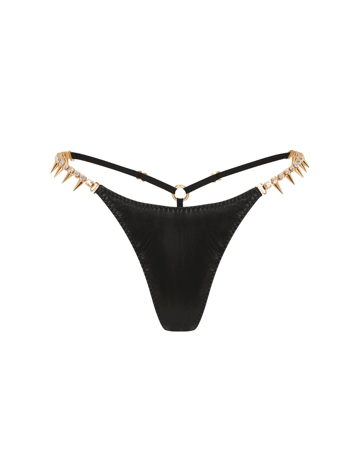 Harleigh Thong Black/Gold | Agent Provocateur