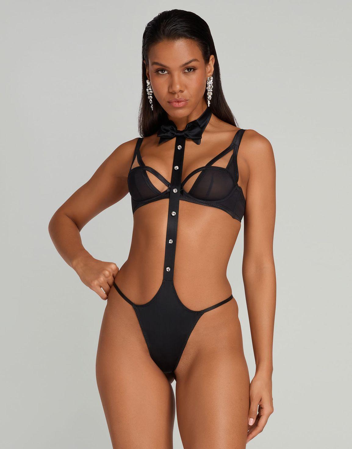Mako Playsuit Black | Agent Provocateur
