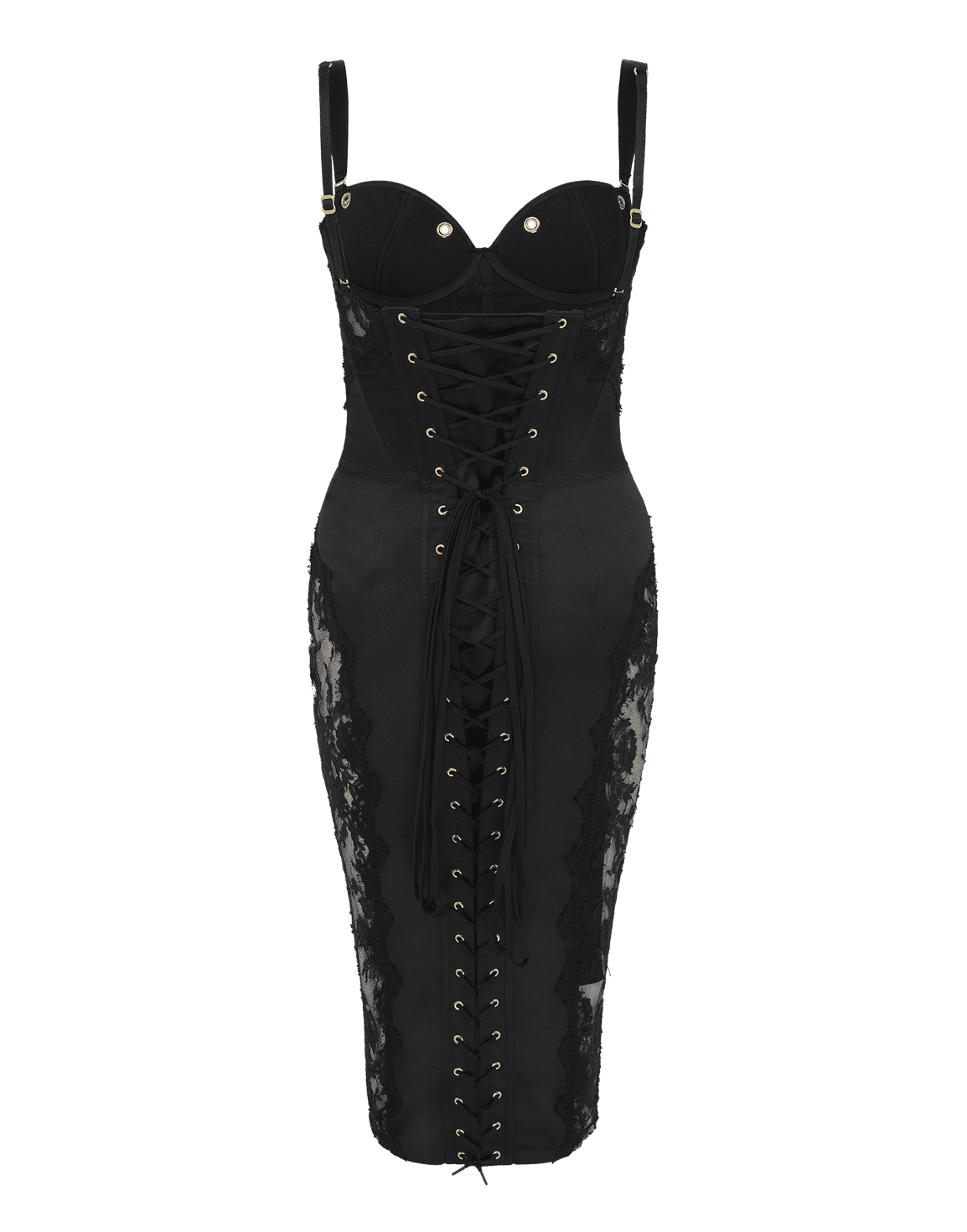 Gretta Midi Dress Black | Agent Provocateur