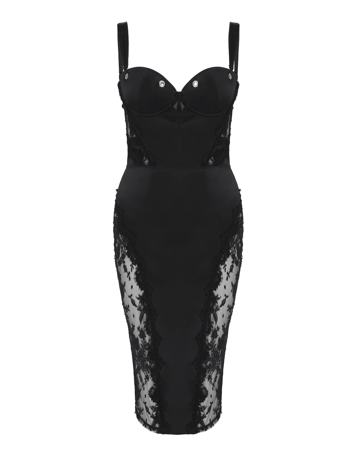 Gretta Midi Dress Black | Agent Provocateur