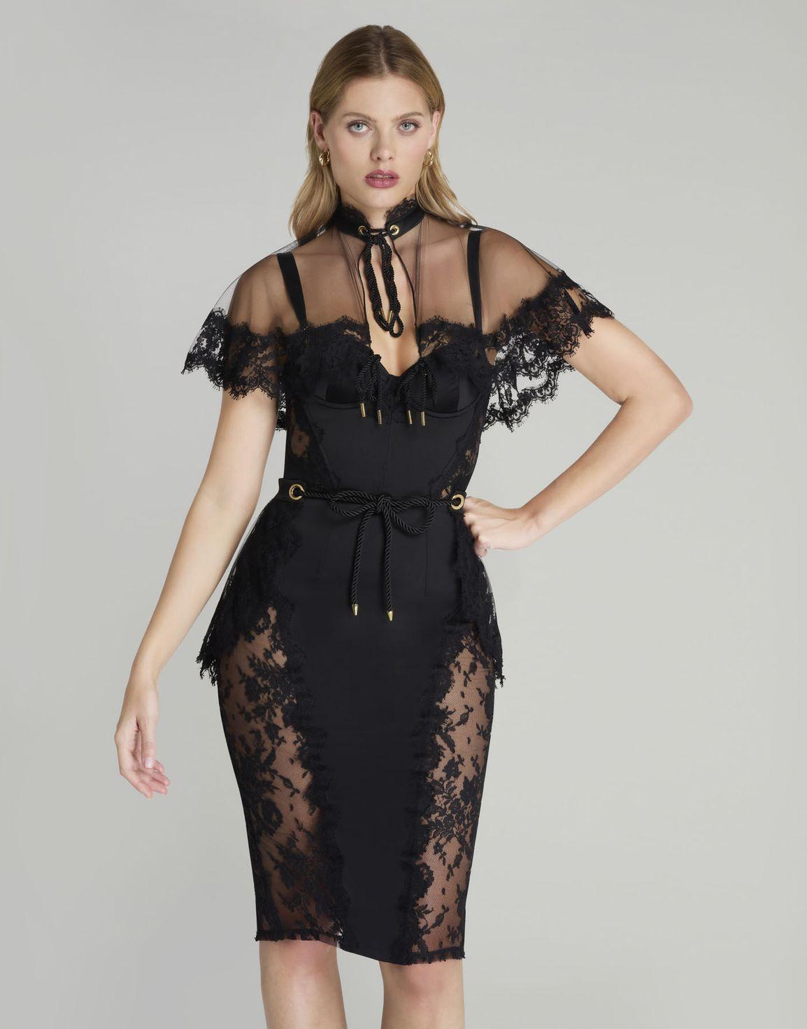 Gretta Cape Black | Agent Provocateur