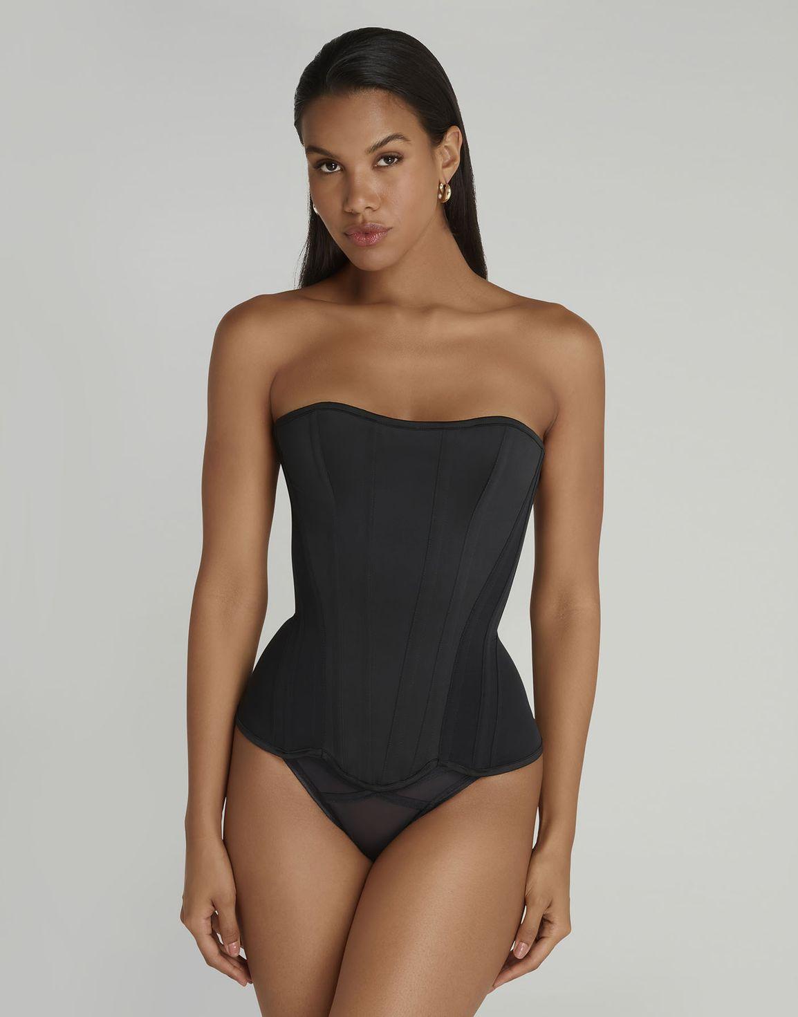 Scarlie Corset Black | Agent Provocateur