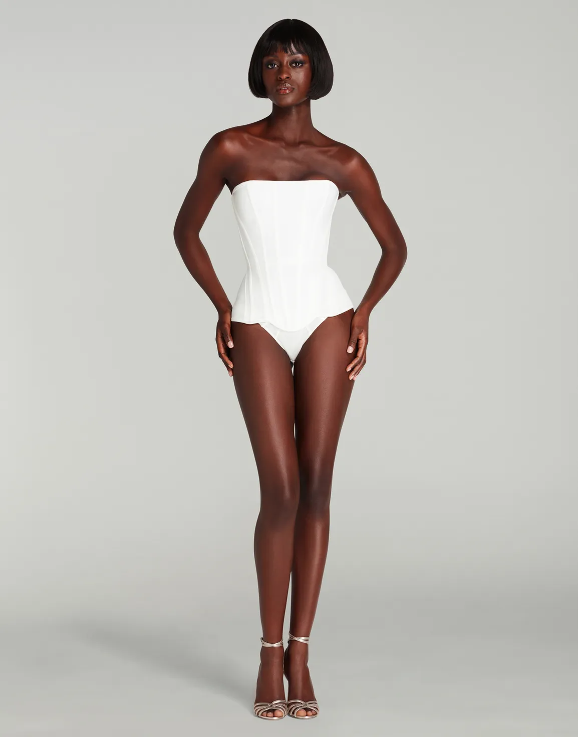 Scarlie Corset White | Agent Provocateur