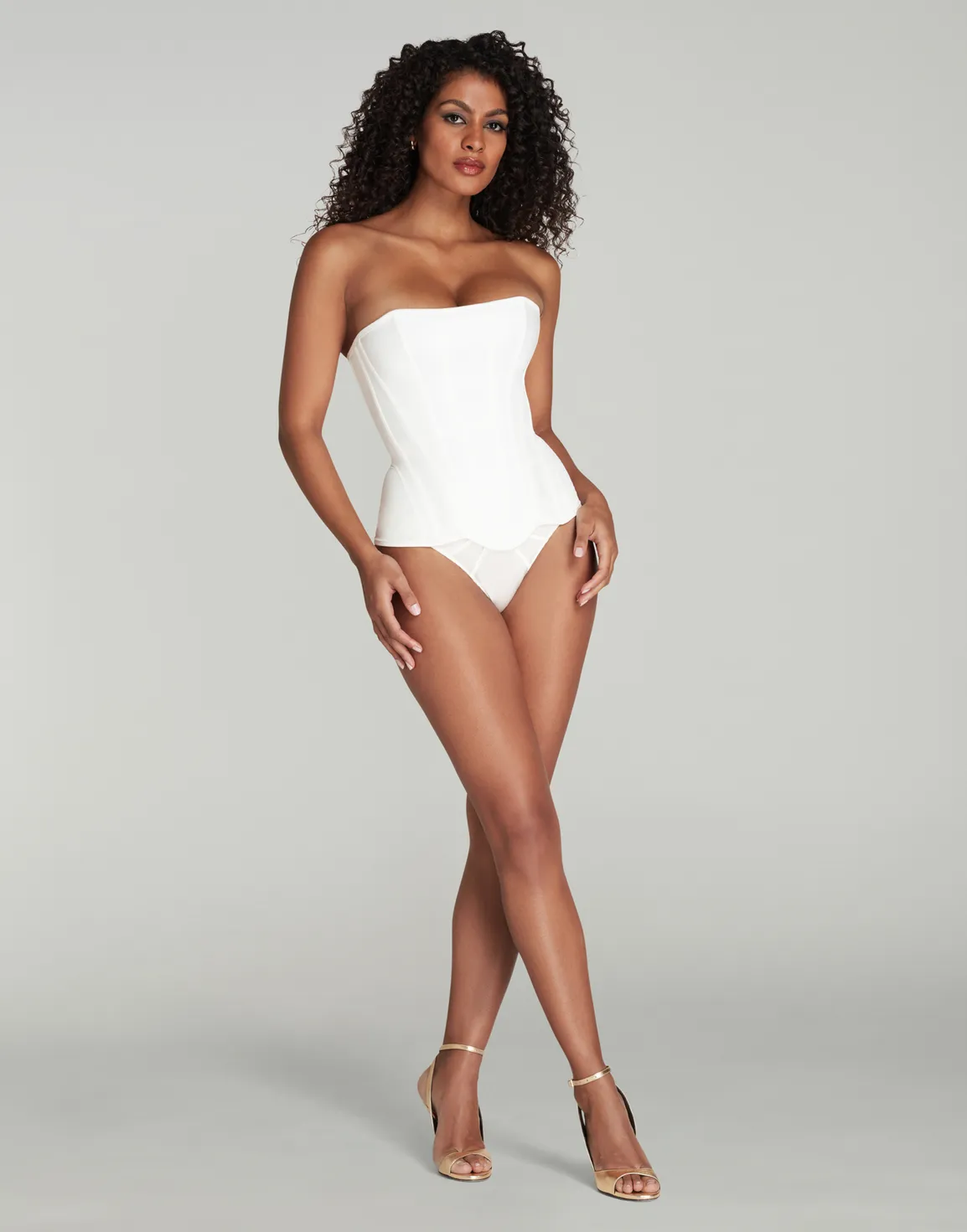 Scarlie Corset White | Agent Provocateur