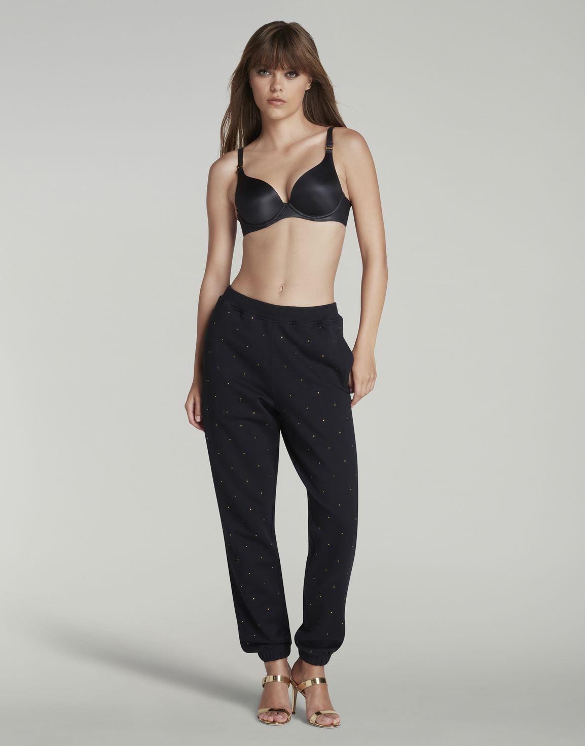 Rayley Stud Joggers Black/Gold | Agent Provocateur