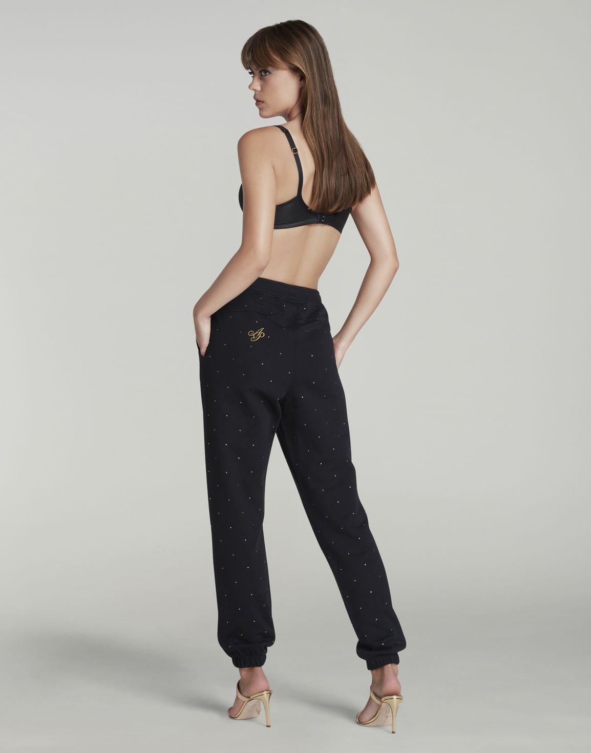 Rayley Stud Joggers Black/Gold | Agent Provocateur
