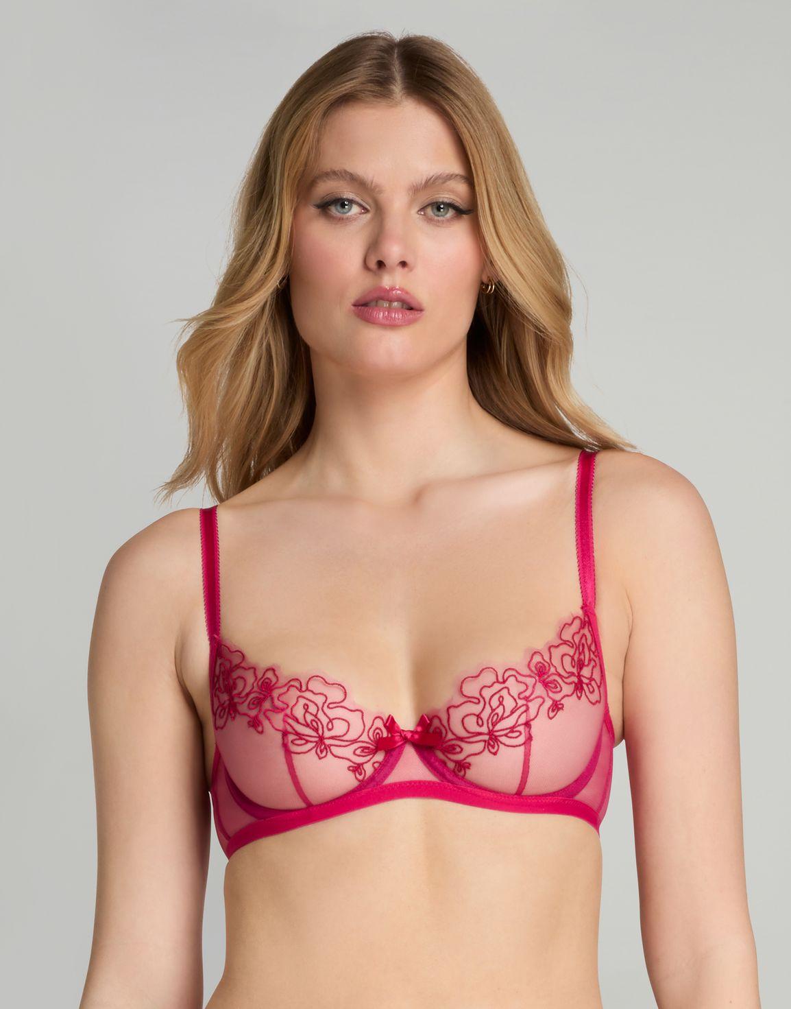 Juni Demi Cup Underwired Bra Pink | Agent Provocateur