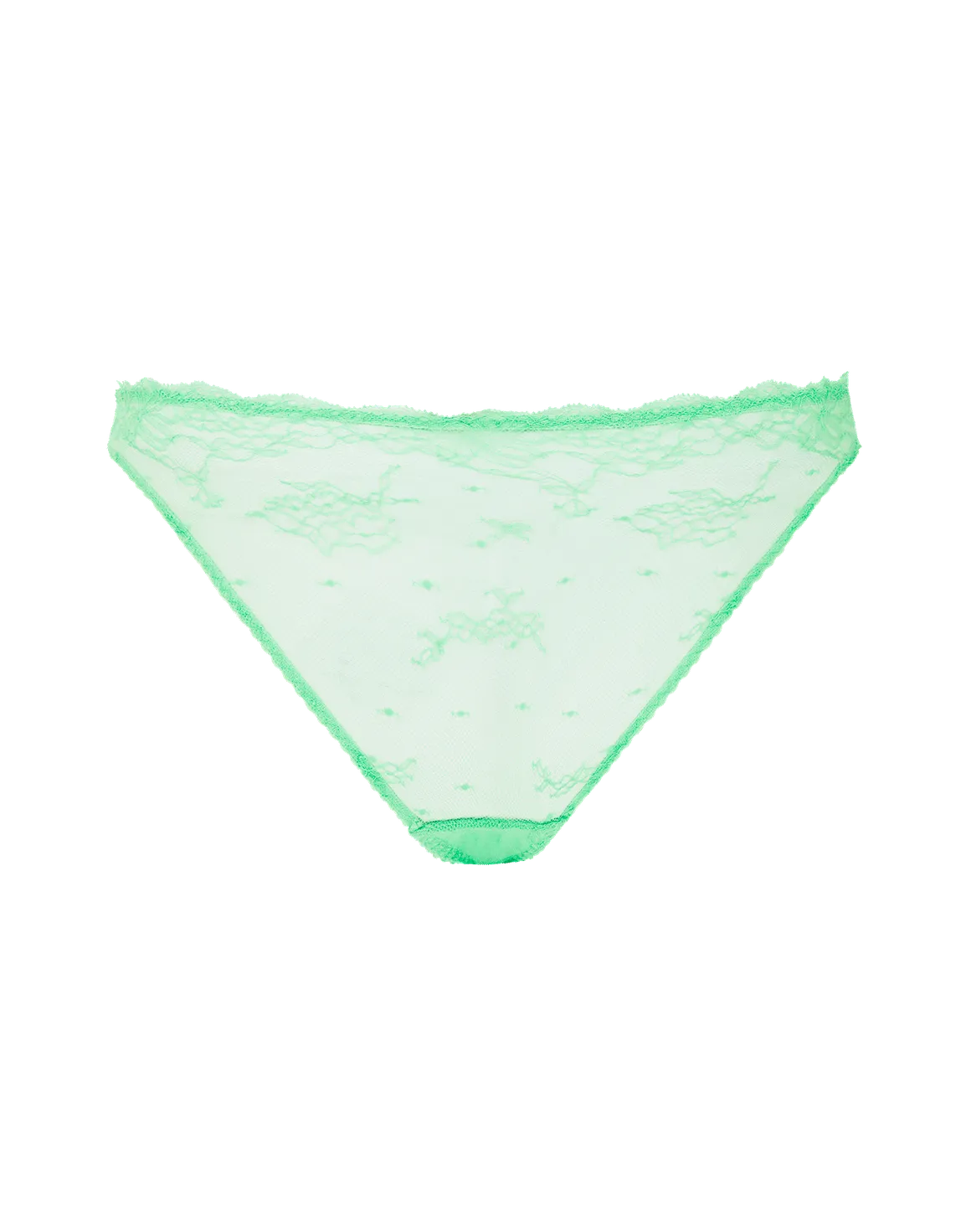 Isedora Full Brief Green/Neon Orange | Agent Provocateur