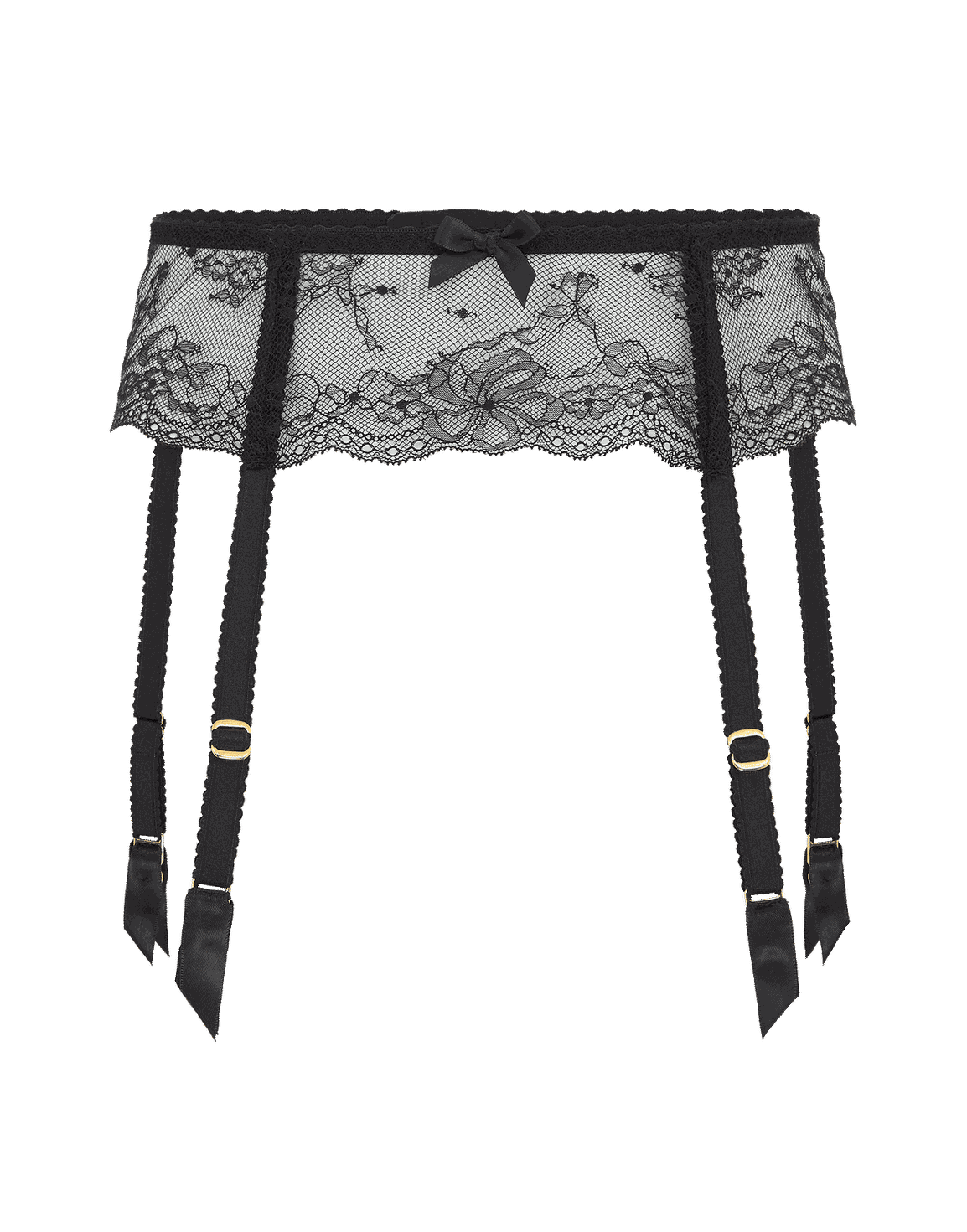 Isedora Suspender Black | Agent Provocateur
