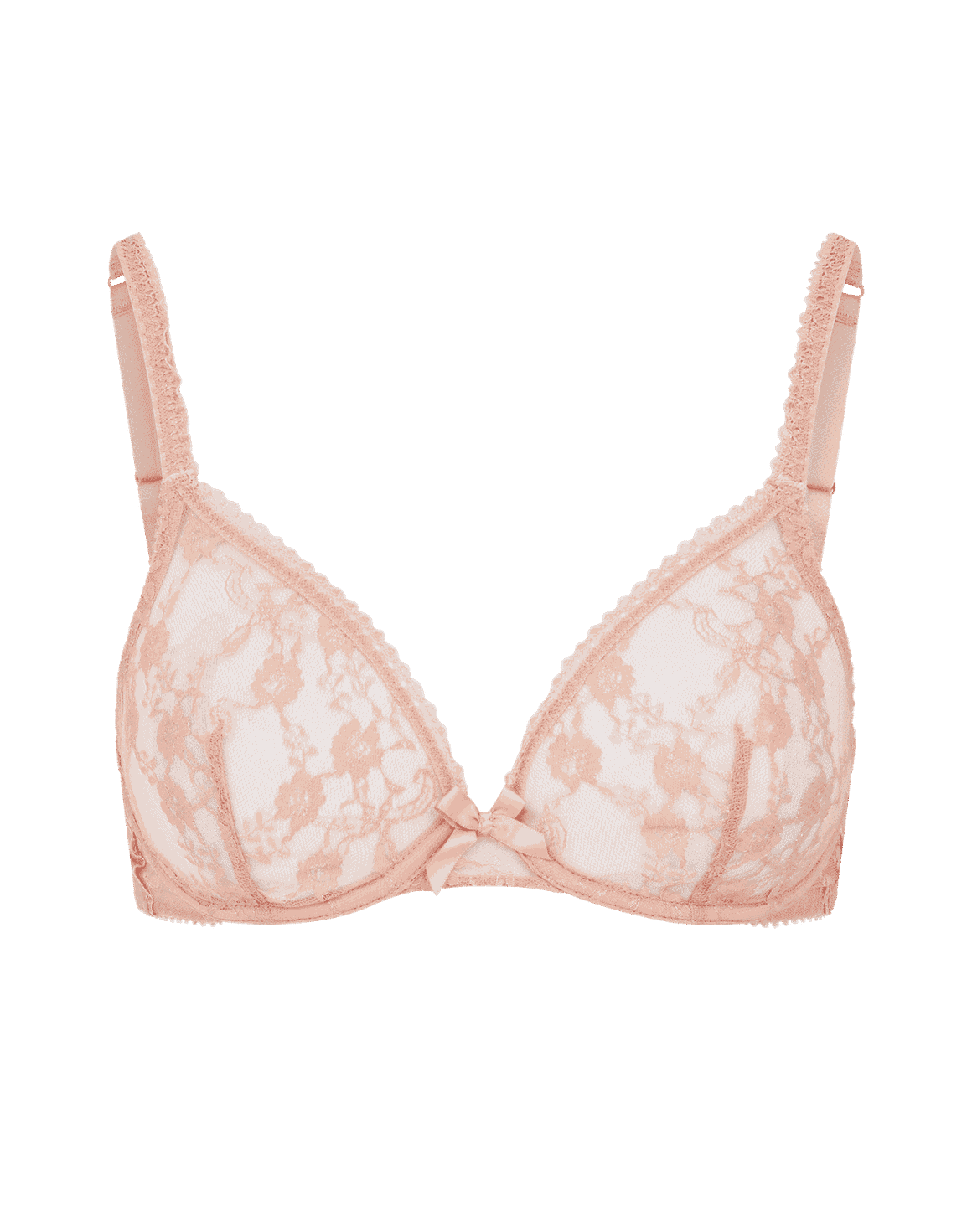 Laily Plunge Underwired Bra Pale Praline | Agent Provocateur