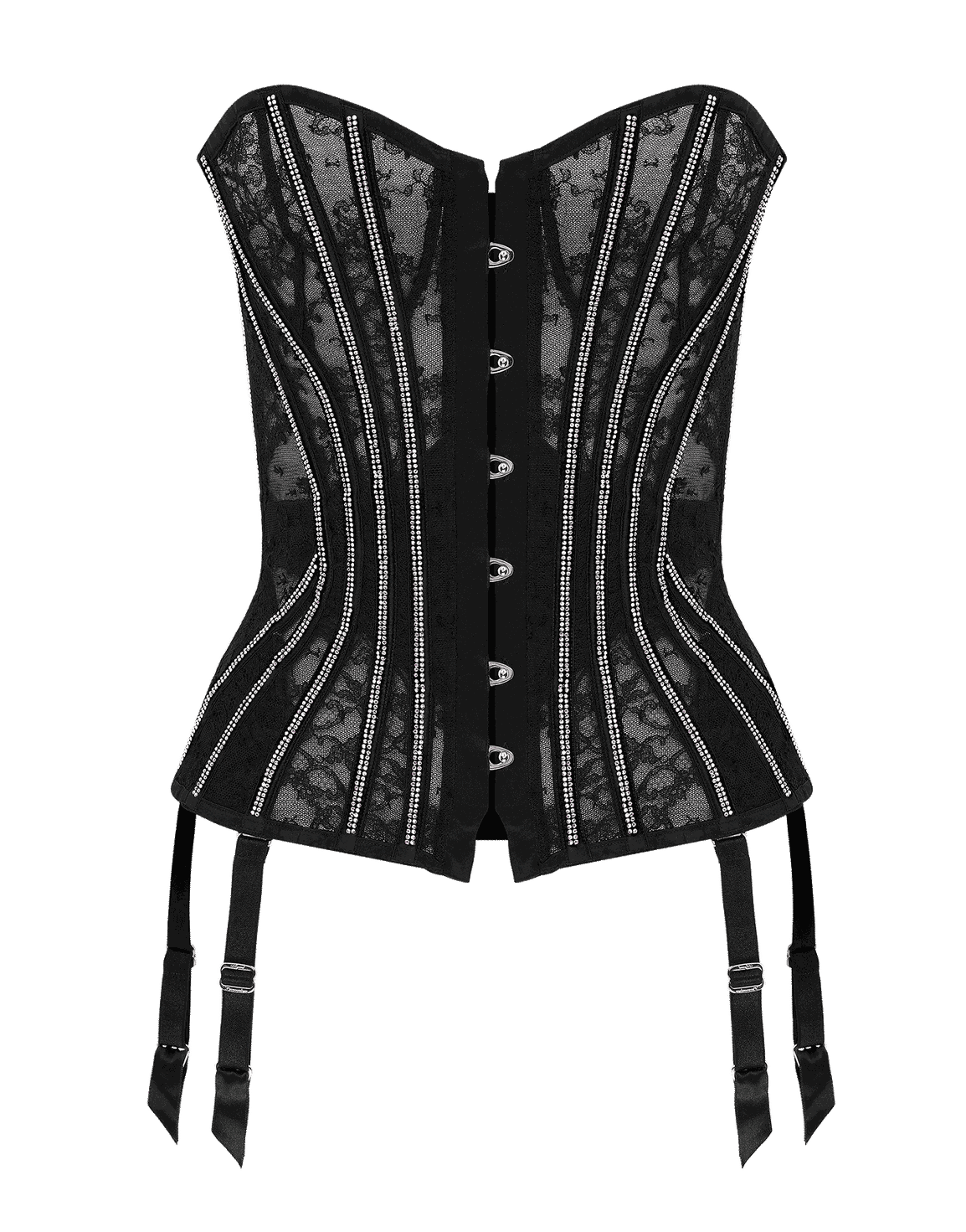 Caitriona Corset Black/Iridescent | Agent Provocateur
