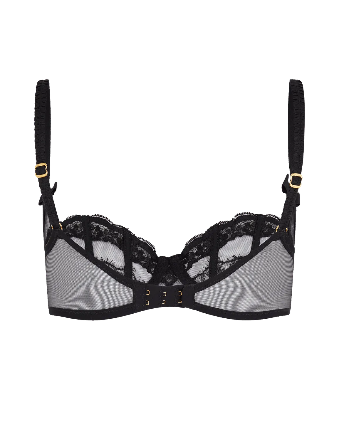 Mariann Balconette Underwired Bra Black | Agent Provocateur