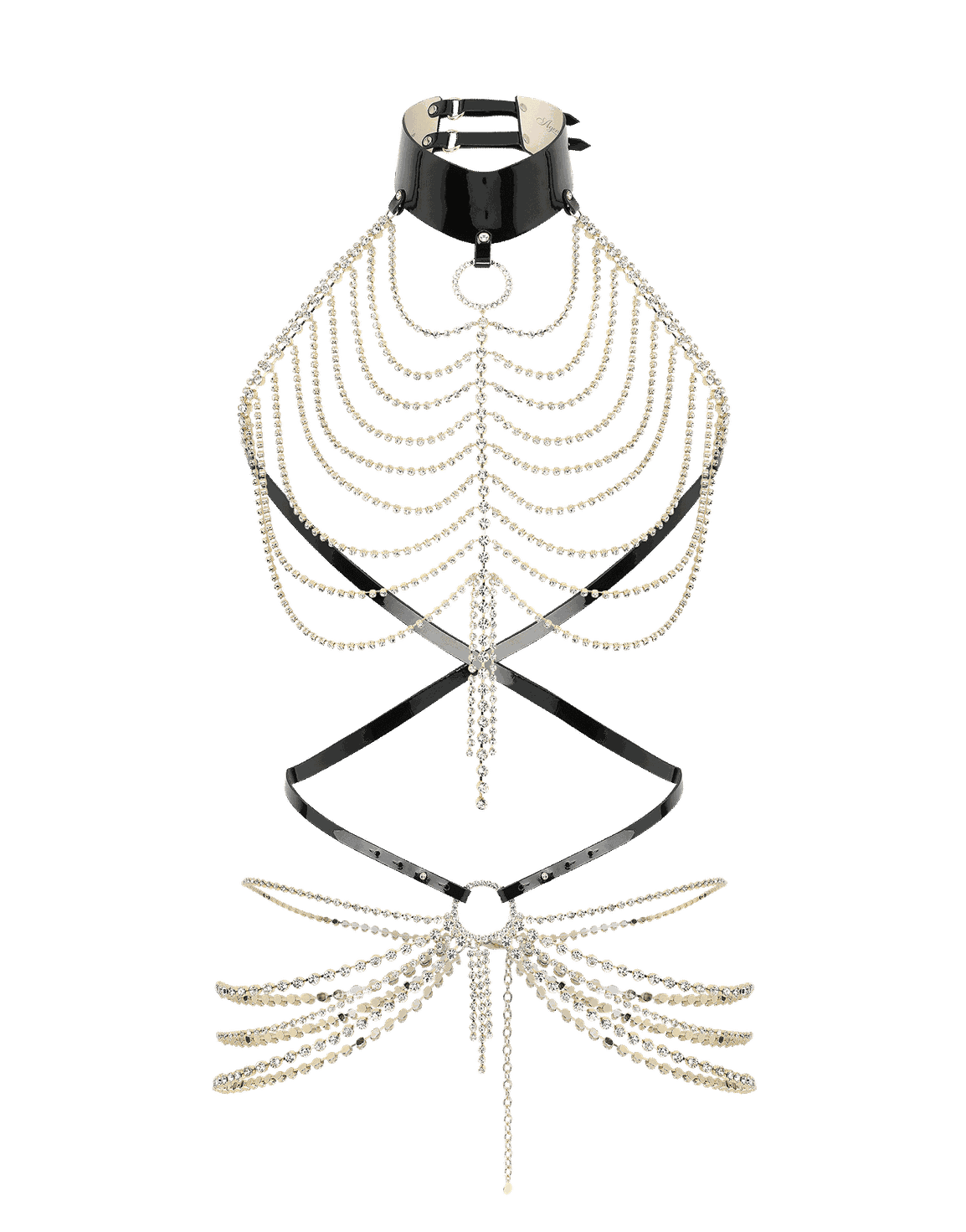 Jetta Harness Black/Gold | Agent Provocateur