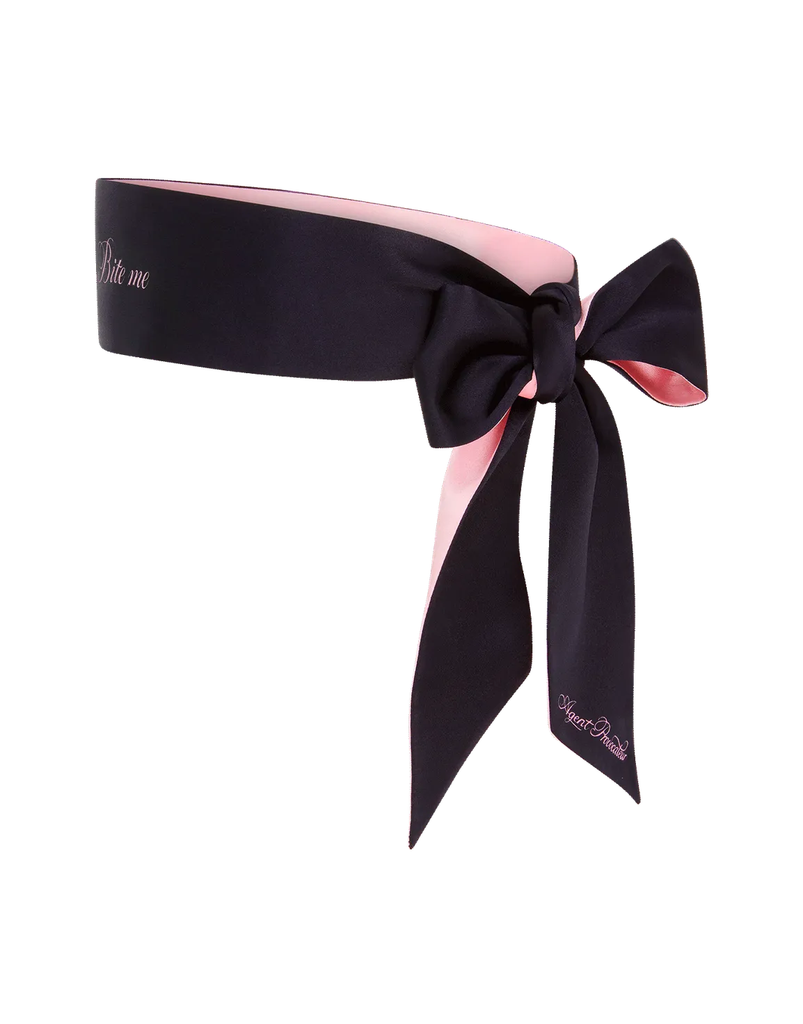 Tease Me Eyemask Black/Baby Pink | Agent Provocateur