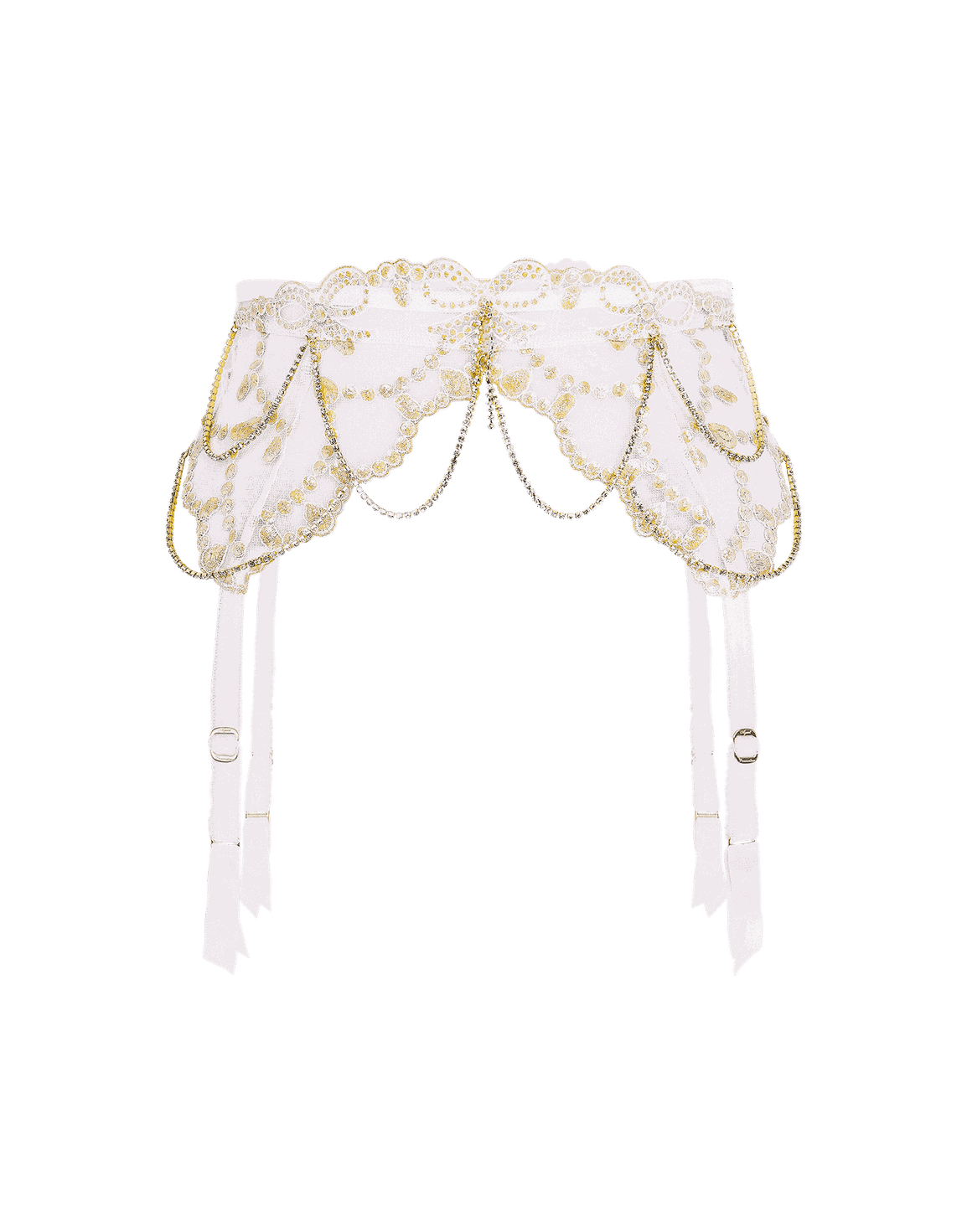 Velvetta Suspender Pearl | Agent Provocateur