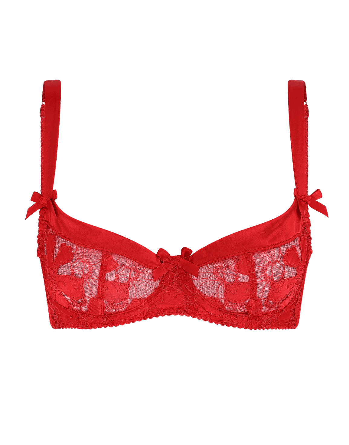 Ettah Plunge Balconette Bra Red | Agent Provocateur