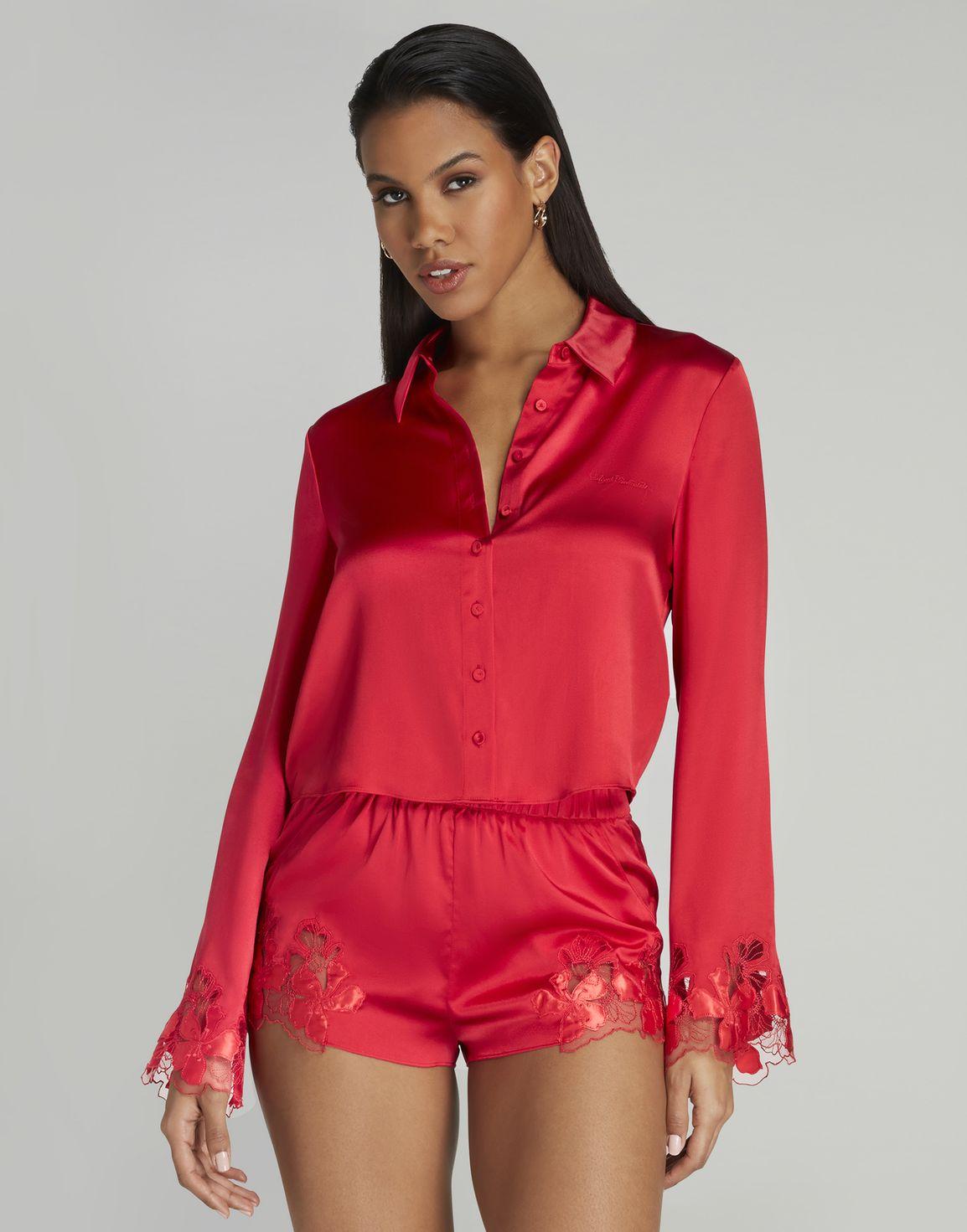 Ettah Pyjama Shirt Red | Agent Provocateur