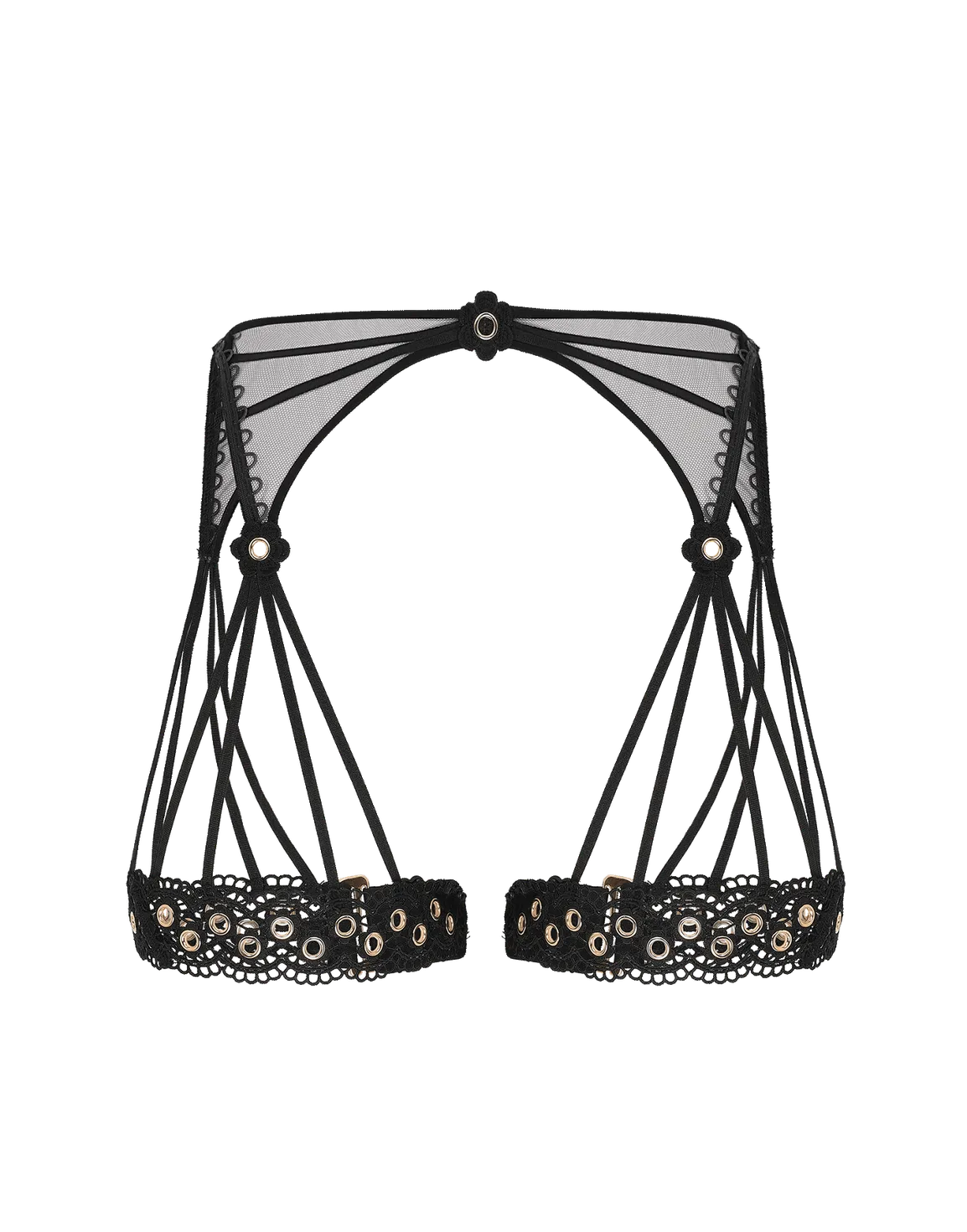 Doretta Suspender Black | Agent Provocateur