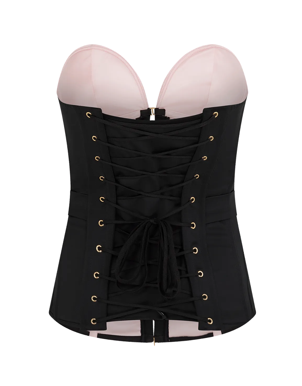 Honie Corset Black/Baby Pink | Agent Provocateur