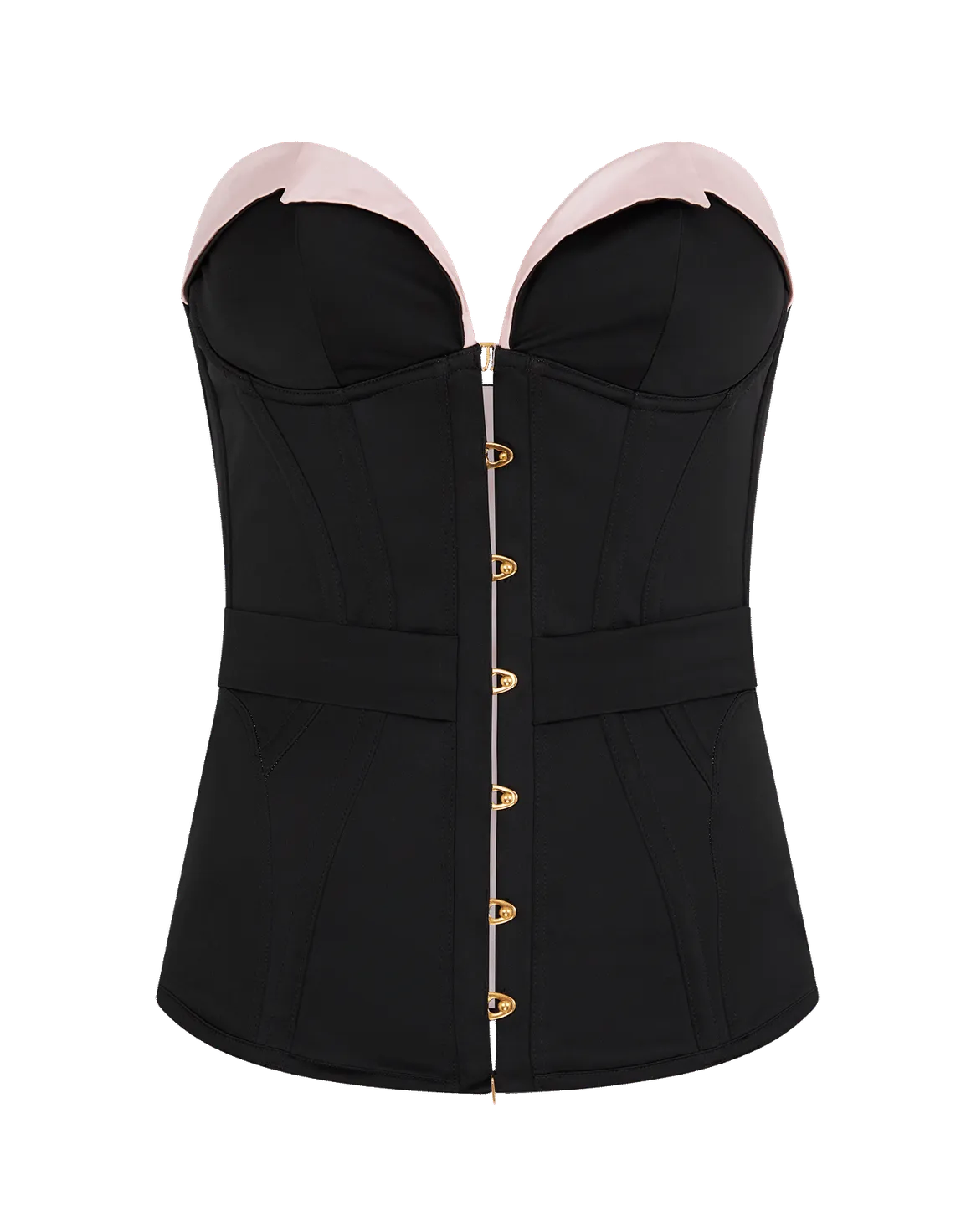 Honie Corset Black/Baby Pink | Agent Provocateur
