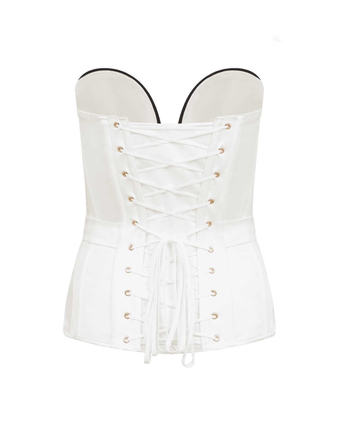 Honie Corset Ivory/Black | Agent Provocateur