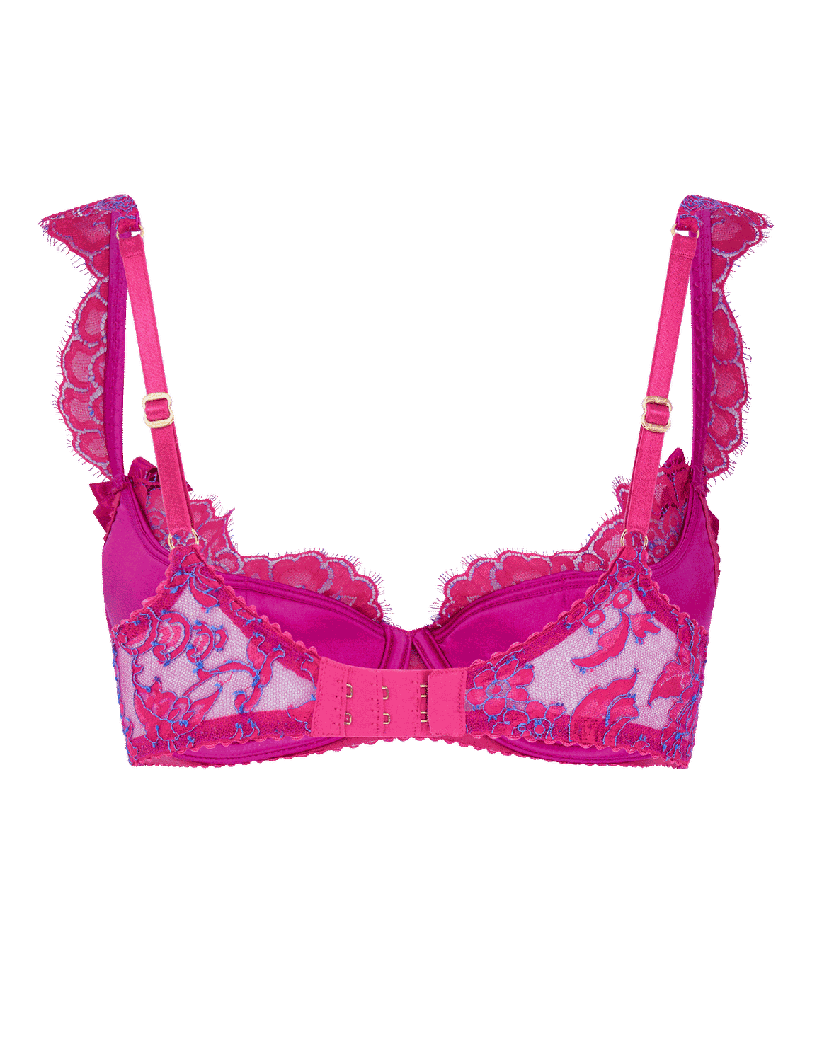 Emiliana Balconette Underwired Bra Magenta/Blue | Agent Provocateur