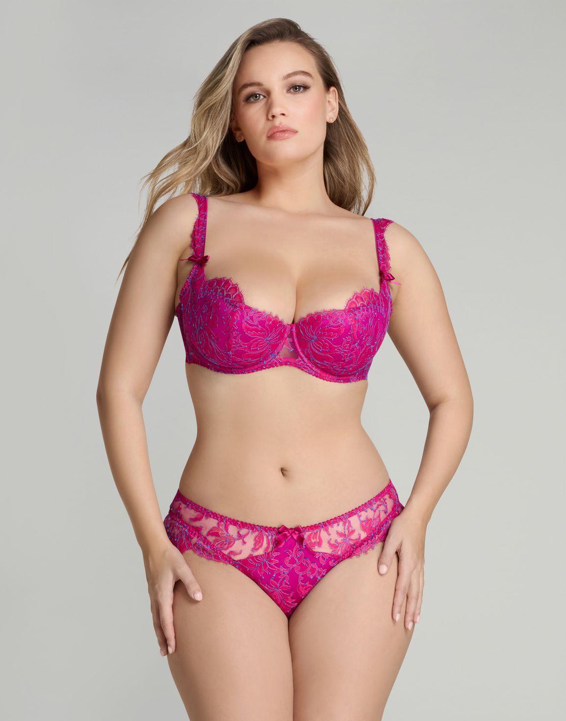 Emiliana Full Brief Magenta/Blue | Agent Provocateur