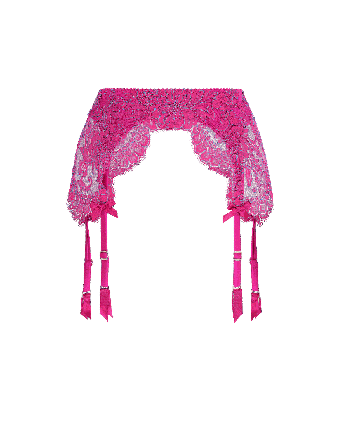 Emiliana Suspender Magenta/Blue | Agent Provocateur