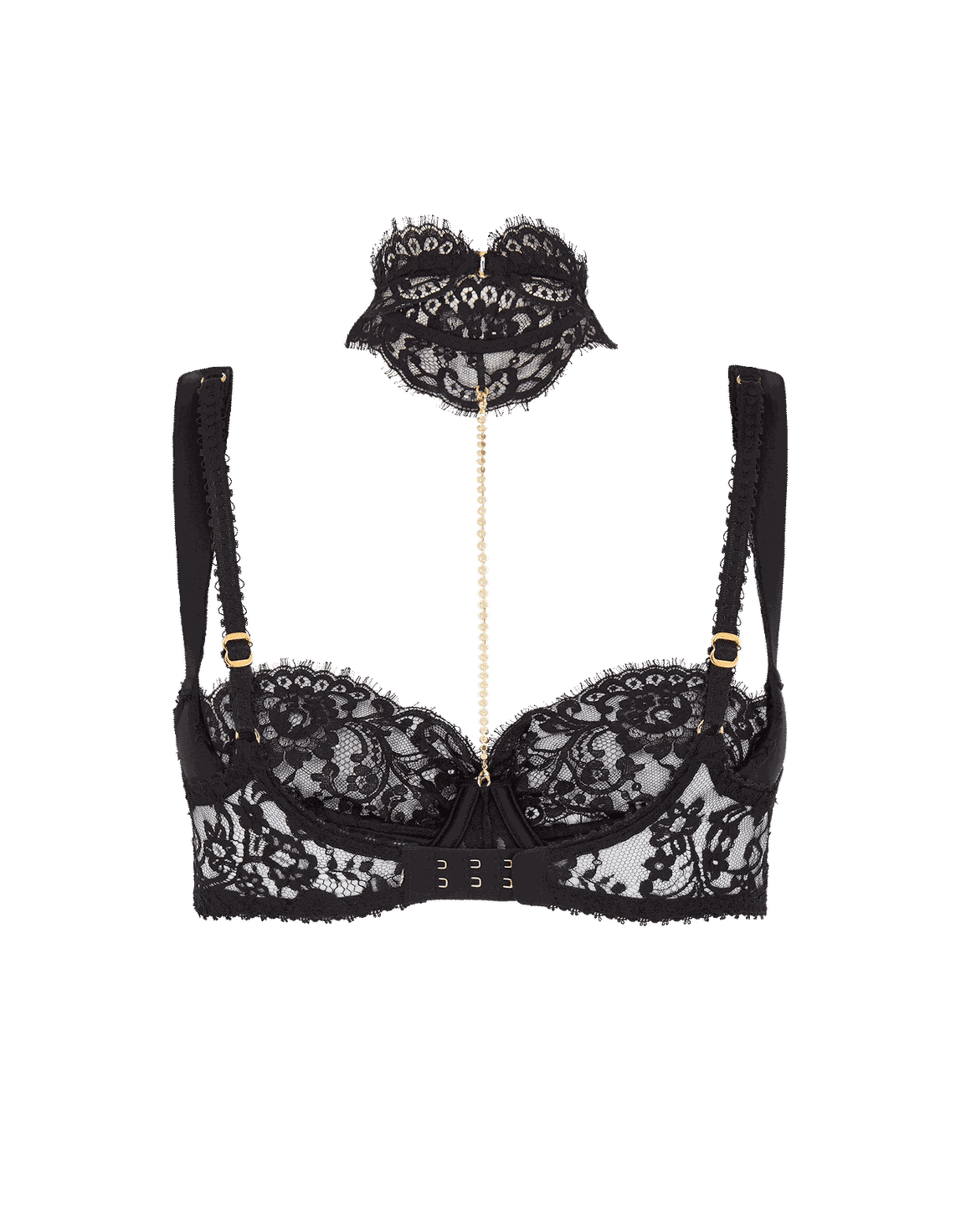 Jewlie Balconette Underwired Bra Black | Agent Provocateur