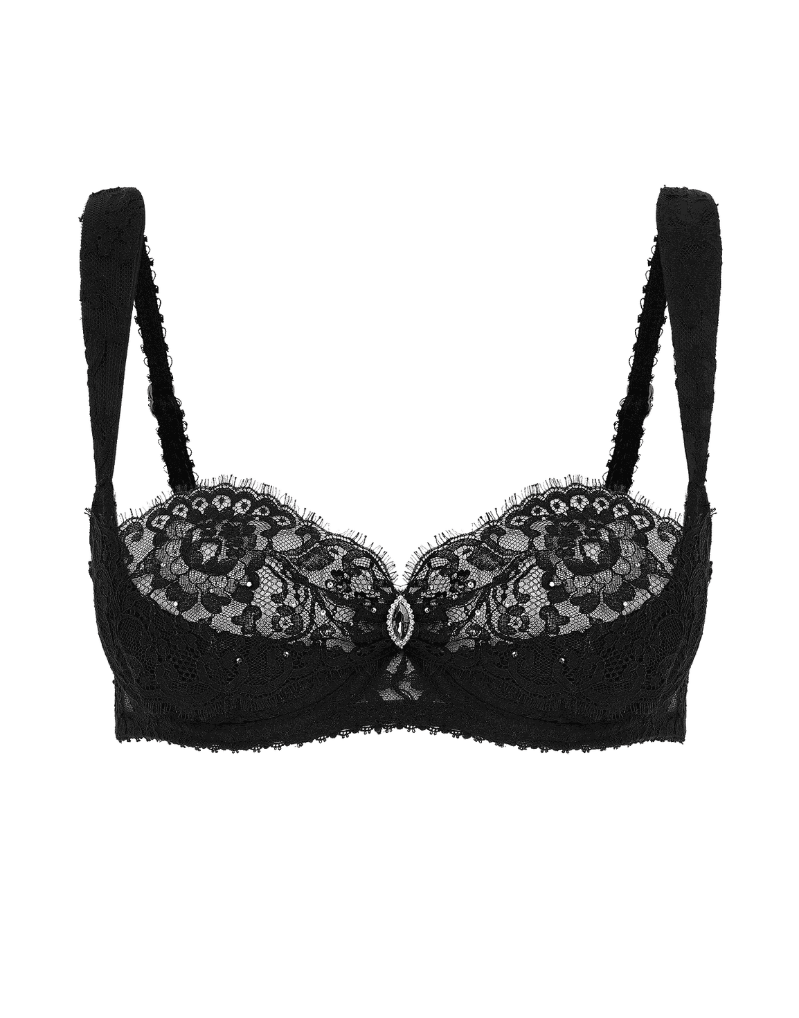 Jewlie Balconette Underwired Bra Black | Agent Provocateur