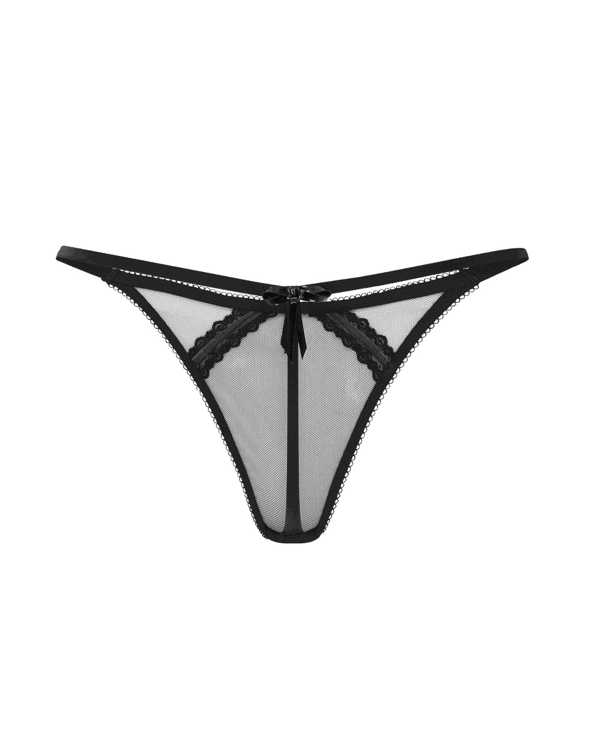 Zarie Thong Black | Agent Provocateur