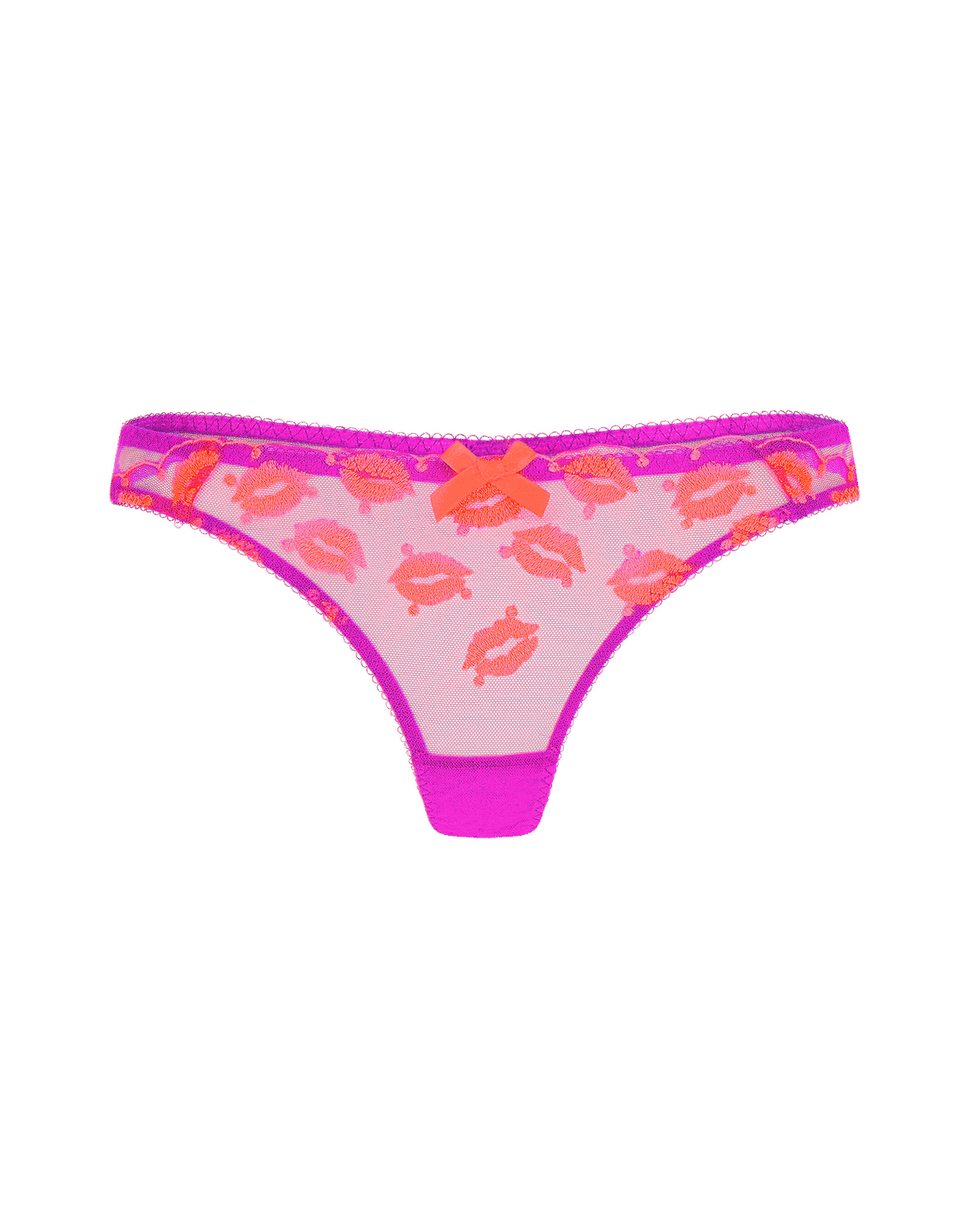 Ottiliee Thong Magenta/Neon Orange | Agent Provocateur