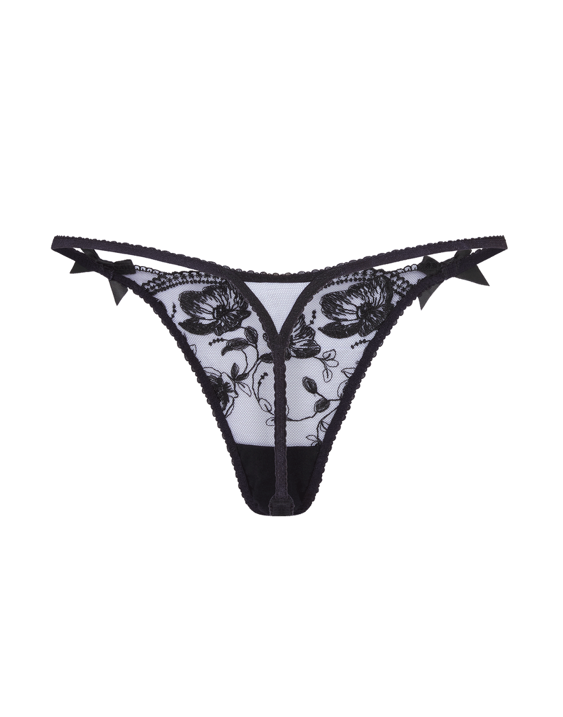 Winnette Thong Black/Blue | Agent Provocateur