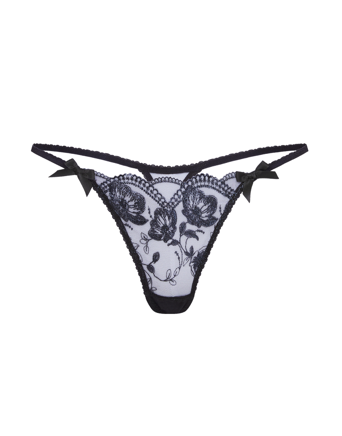 Winnette Thong Black/Blue | Agent Provocateur
