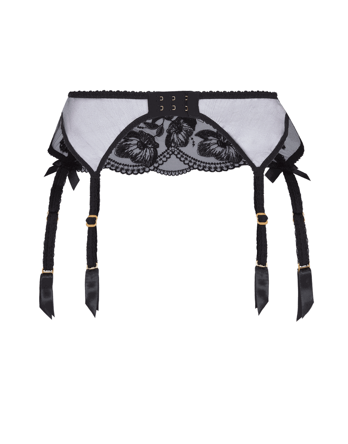 Winnette Suspender Black/Blue | Agent Provocateur