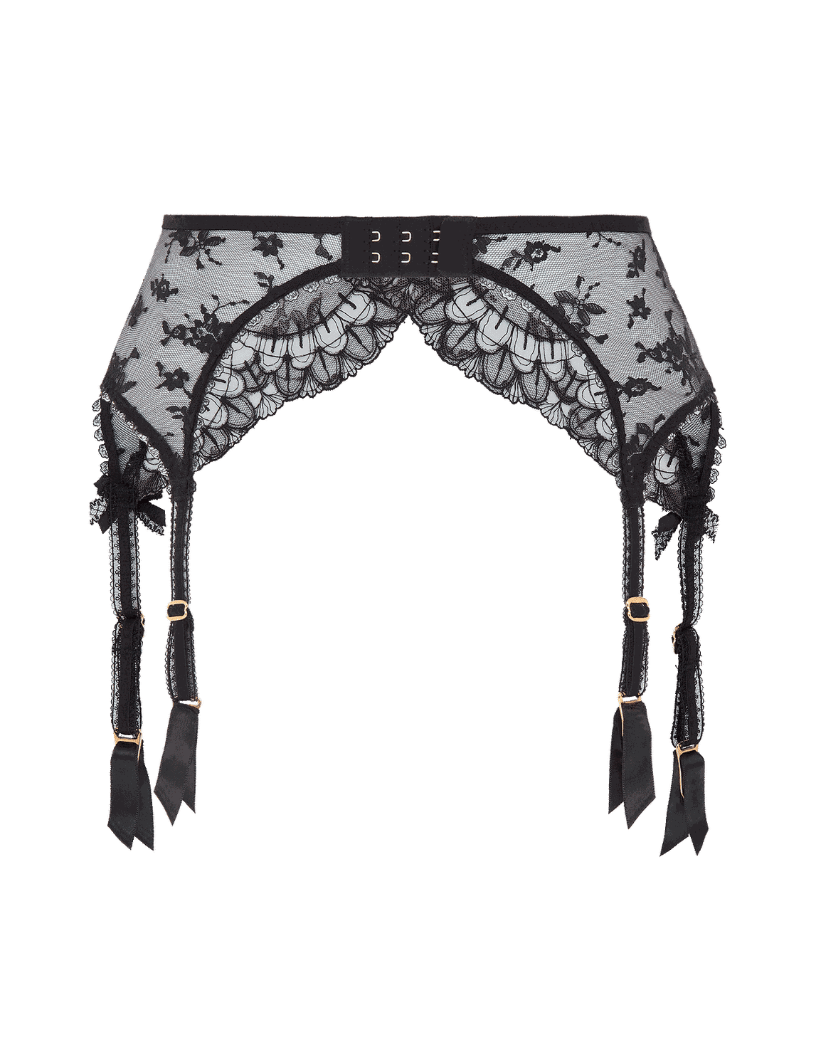 Floria Suspender Black | Agent Provocateur