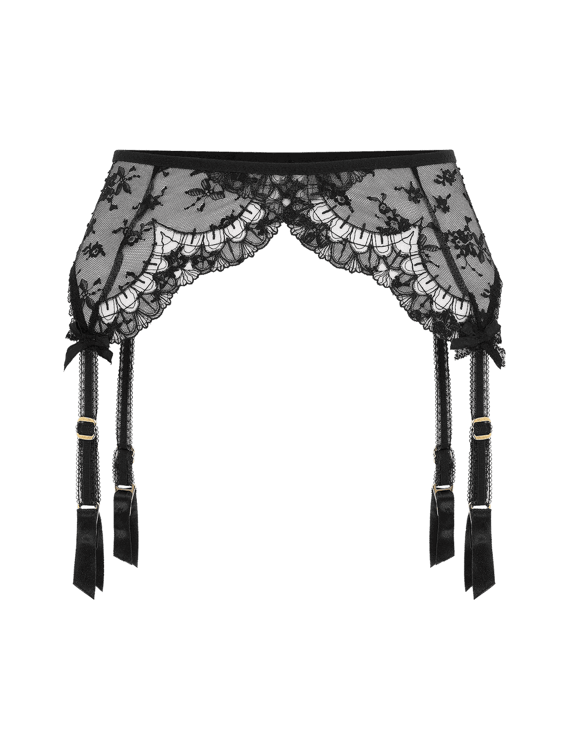 Floria Suspender Black | Agent Provocateur