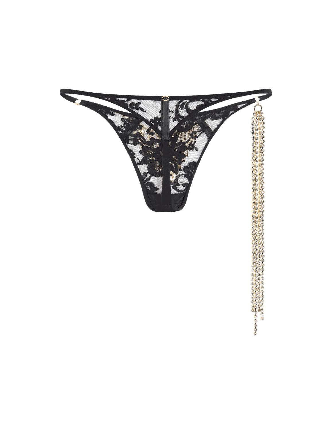 Tiaria Thong Black/Gold | Agent Provocateur