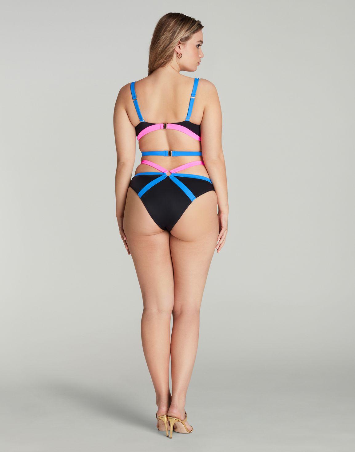 Imizia Bikini Top Black/Blue/Pink | Agent Provocateur