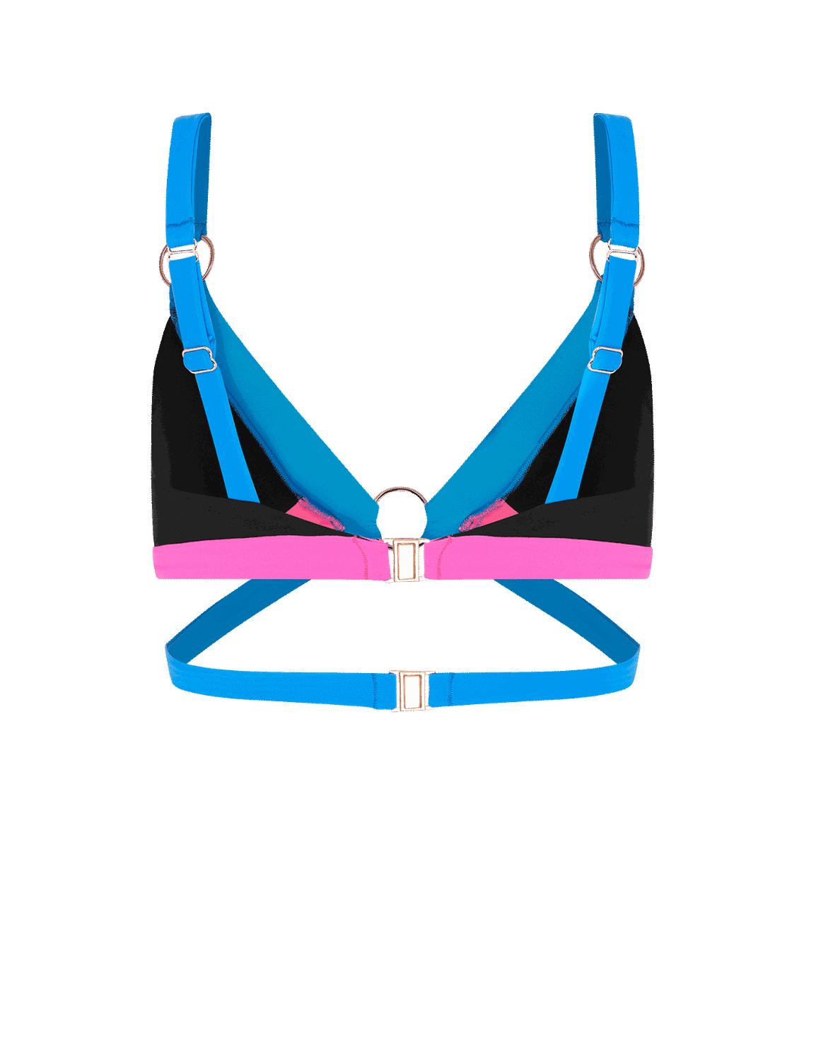 Imizia Bikini Top Black/Blue/Pink | Agent Provocateur