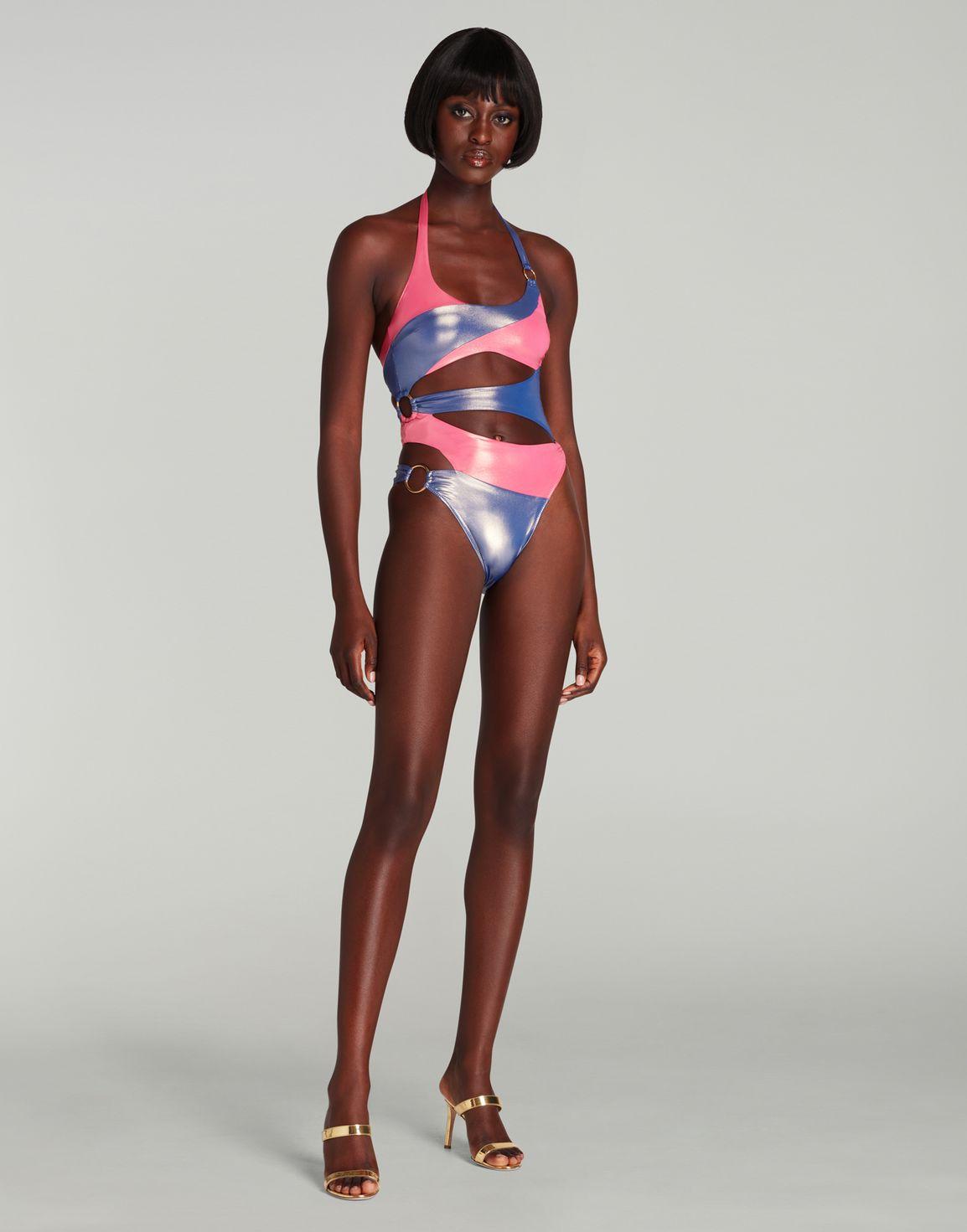 Jayla Swimsuit Pink/Blue | Agent Provocateur