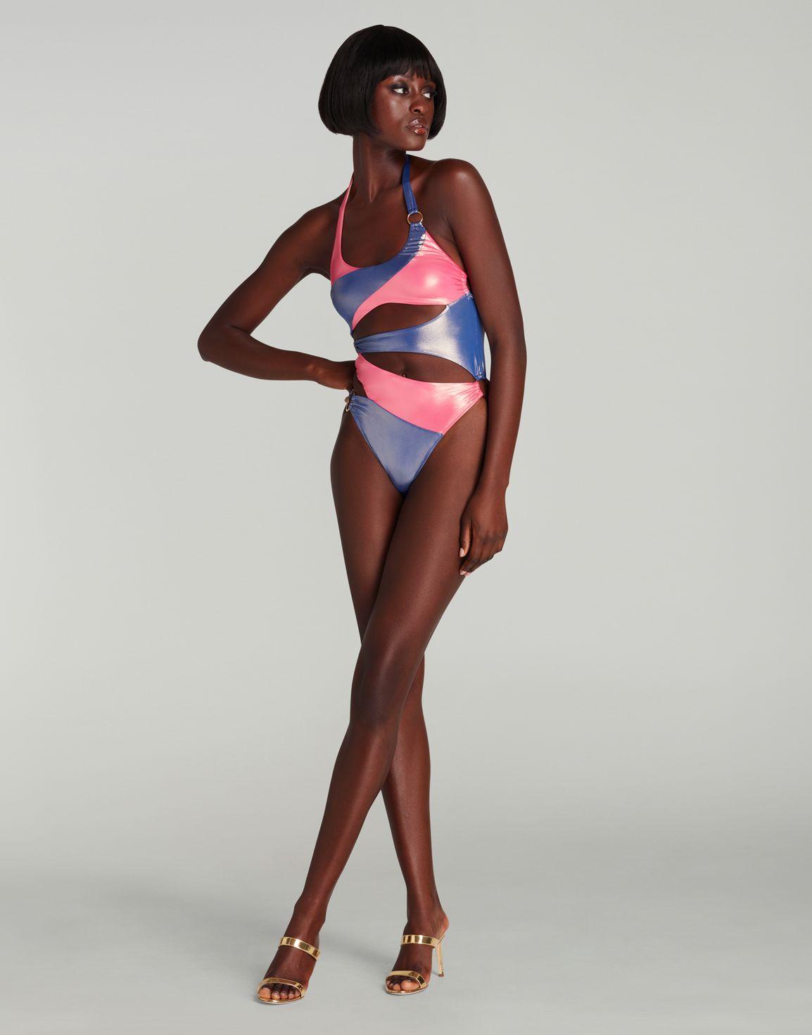 Jayla Swimsuit Pink/Blue | Agent Provocateur